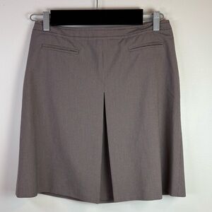 Tristan Women’s Orange Navy Brown Pleated Mini Skirt, Mini Houndstooth, Size 8